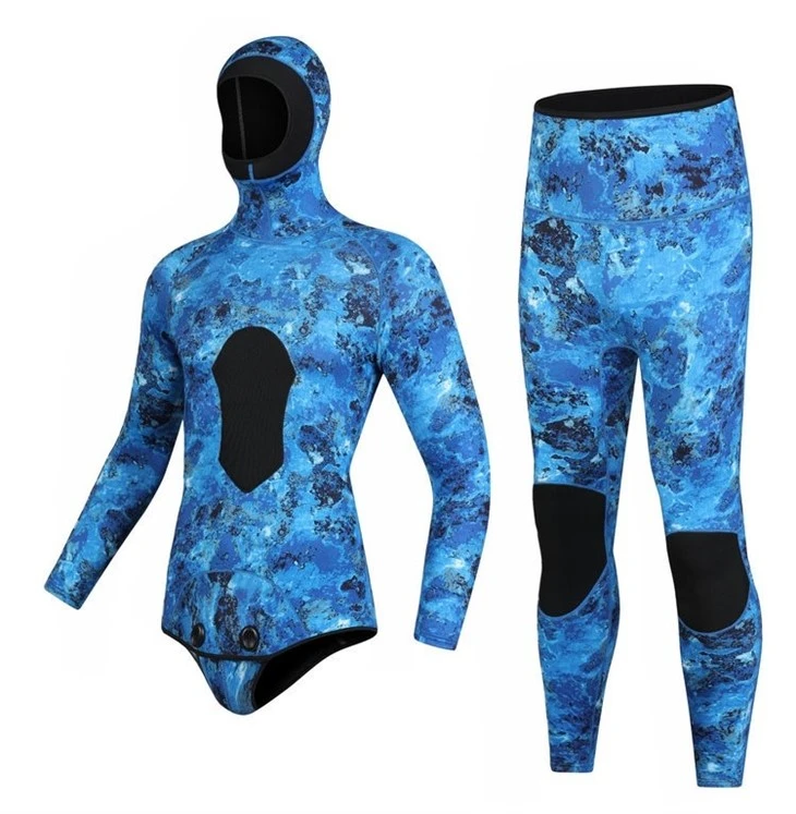Camo Split Diving Wetsuit2